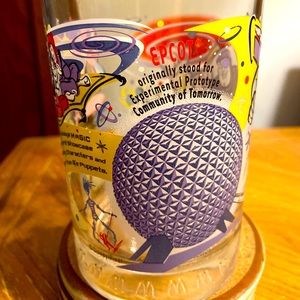 McDonalds Disney World 100 Years Magic Glass Epcot Buzz Lightyear Belle Mickey